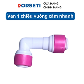 Van một chiều cắm nhanh, van một chiều vuông ren cho máy lọc nước RO Karofi, Kangaroo, Sunhouse,... - Hàng nhập khẩu