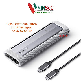 Mua Hộp ổ cứng SSD ORICO M.2 NVME TypeC AXM2-G2-GY-BP - Hàng Chính Hãng