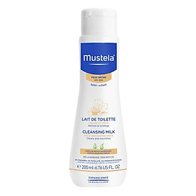 Sản Phẩm Làm Sạch Cho Trẻ Sơ Sinh Và Em Bé Da Khô Mustela (200ml)