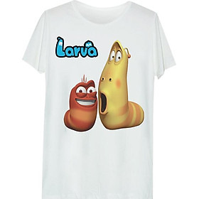 Áo thun tay màu sâu Larva ATFF228