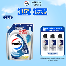 Túi nước giặt kháng khuẩn, khử mùi Walch 2L