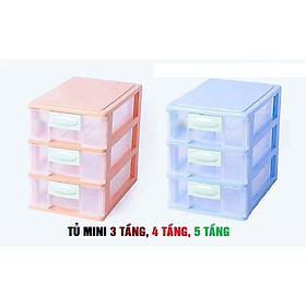 Tủ nhựa mini đa năng 3 tầng kích thước 26 *18*25