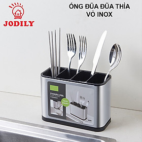 Mua Ống Cắm Đũa  Thìa  Muỗng  Inox 304 Cao Cấp 4 Ngăn Sang Trọng Cho Gian Bếp