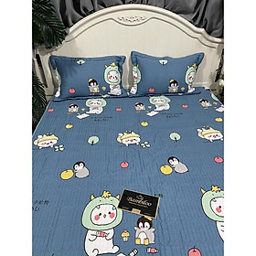 Bộ ga gối chun trần bông Bambiloo 1m6x2m/1m8x2m/2mx2m2