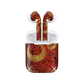 Mua Miếng dán skin chống bẩn cho tai nghe AirPods in hình Biểu Tượng Om Vàng - lsm005 (bản không dây 1 và 2)