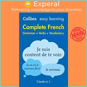 Hình ảnh Sách - Easy Learning French Complete Grammar, Verbs and Vocabulary (3 bo by Collins Dictionaries (UK edition, paperback)