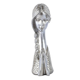Modern Statues Resin Abstract Art Half-Length Girl Statue Decoration Abstract Sculpture Home Decoration Accessories Wedding Gifts