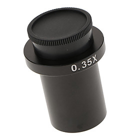 0.35X CCD Video Camera C Mount Lens Adapter for Industry Microscopes -Black
