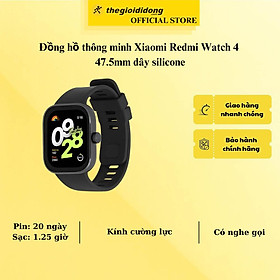 Mua Đồng hồ thông minh Xiaomi Redmi Watch 4 47.5mm dây silicone - Hàng chính hãng - Hàng Chính Hãng