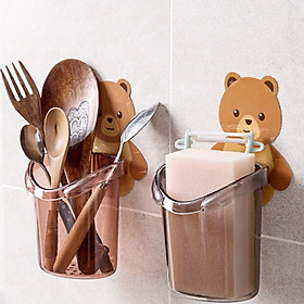 Mua Ly Cốc Gấu Dán Tường Đựng Bàn Chải  Kem Đánh Răng  Đồ Dùng Cá Nhân Văn Phòng Siêu Chắc Có Lỗ Thoát Nước Tiện Lợi