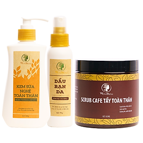 Bộ đánh bay thâm rạn, dưỡng trắng body cơ bản Wonmom