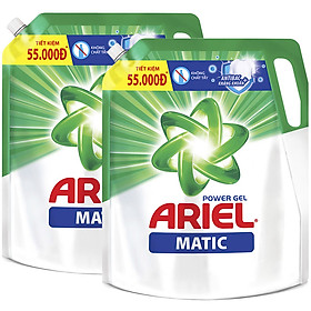 Combo 2 Túi Nước Giặt Ariel Matic Đậm Đặc (2.3kg/ Túi)