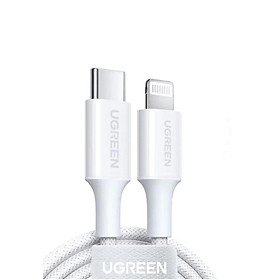 Mua Ugreen USB-C sang cổng sạc dành cho iphone 90447 1M màu trắng Cáp sạc - truyền dữ liệu Hàng chính hãng