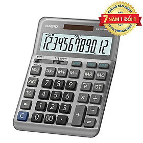 Máy Tính CASIO DM-120FM Cỡ Đại Bề Mặt Kim Loại Số To Tem BH 5 năm
