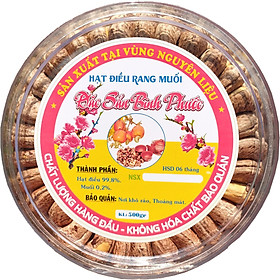 500G HẠT ĐIỀU RANG MUỐI XẾP HOA ĐẸP HÀNG LOẠI 1 CAO CẤP