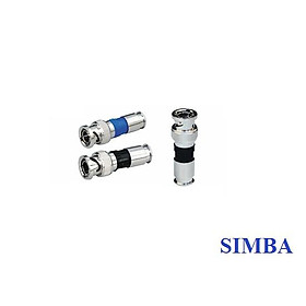 Mua Combo 10-20-50 cái Đầu nối BNC-F5 nén dùng cho truyền hình cáp Model SFZ123-A (Hàng chính hãng)
