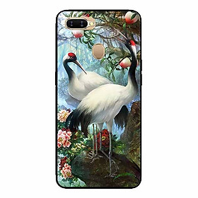 Ốp lưng in cho Oppo F9 / Oppo A7 - 2018 Cặp Đôi Hạc