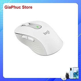 Chuột không dây Logitech Signature M650L màu trắng- Hàng chính hãng