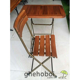 Mua Ghế xếp mini cafe chân sắt