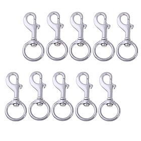 10X Swivel Eye Bolt Snap Hook 120mm Dog Leash Swivel Clip 316 Stainless Steel