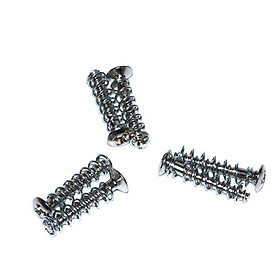 6 Sets Guitar Pickup Mounting Flat Head Screws W/ Springs   Guitar