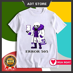 Top 4 mẫu áo thun sans 505 undertale ink sans error sans cực HOT giá rẻ