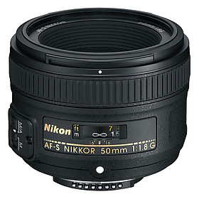 Lens Nikon 50mm F/1.8G (Hàng Nhập Khẩu) - Tặng Tấm Da Cừu Lau Ống Kính