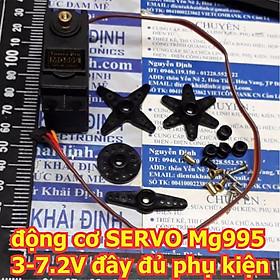 Động cơ SERVO MG995 3V - 7.2V đầy đủ phụ kiện kde3190