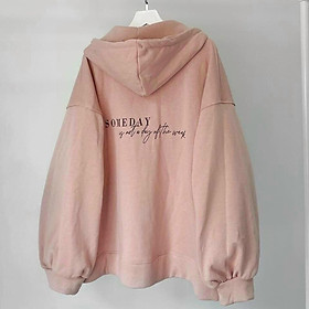 Áo khoác hoodies nữ form rộng