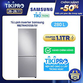Tủ lạnh Samsung Inverter 280 lít RB27N4010S8/SV