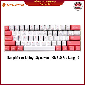 Bàn phím cơ không dây newmen GM610 Pro Long hổ - Hàng Chính Hãng