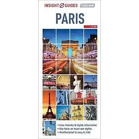 Sách - Insight Guides Flexi Map Paris by Insight Guides (UK edition, paperback)