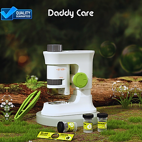 Kính hiển vi mini bỏ túi Mideer Exploring With Microscope, đồ chơi khoa học cho bé 7,8,9,10 tuổi