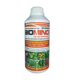 PHÂN BÓN LÁ BIOAMINO (NPK (0,1:0,1:0,1), Si 5 hữu cơ 3%) - 500ml