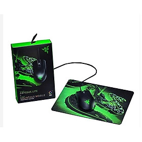 Bộ sản phẩm Razer Abyssus Lite-Razer Goliathus Mobile Construct Edition_RZ83-02730100-B3M1-HÀNG CHÍNH HÃNG