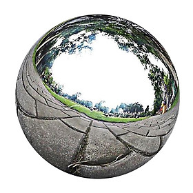 1pc Stainless Steel Mirror Polished Sphere Hollow Round Ball Home Garden Shopping Mall Office Space Decorations 76mm