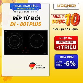 Mua Bếp Điện Từ Đôi DI-801GE IPLUS - Hàng chính hãng