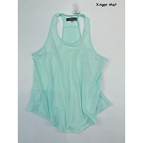 Áo tanktop ba lỗ nữ chất lưới mè tập gym yoga, aerobic phối cùng với áo bra nhiều màu