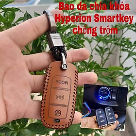 Hình ảnh Bao Da Chìa Khóa Hyperion Smartkey chống trộm, tìm xe handmade da thật, bảo hành 2 năm, Khắc tên và sđt chủ xe