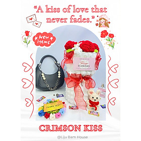 LOVE BOUQUET COLLECTION - Bó Hoa Len Handmade Ngọt Ngào, Sản Phẩm Đặc Biệt Tinh Tế Và Độc Đáo, Thích Hợp Cho Những Dịp Đặc Biệt, Bó Hoa Len Thủ Công Tạo Nên Vẻ Đẹp Tinh Tế