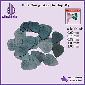 Mua Phím đàn guitar  Dunlop cao cấp nhiều size - Không tưa và chống trơn khi chơi - Đặt hàng tặng pick