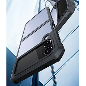 Ốp Lưng Chống Sốc Mặt Lưng Trong Suốt Bảo Vệ Cho Samsung Galaxy Z Flip, Z Flip 4 - Hàng Chính Hãng Xundd