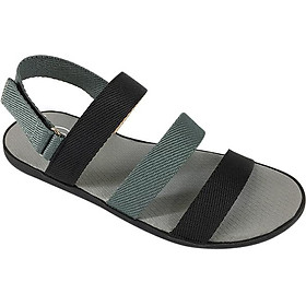 Giày Sandal 3 Quai Ngang Nam Everest EV12 A255 (Đen Phối Xám)