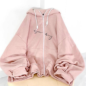 Áo khoác nỉ lót bông Sunday unisex full zip (Ảnh Thậ) Áo Khoác Nỉ Lót Bông Dây Kéo form rộng ullzang Unisex