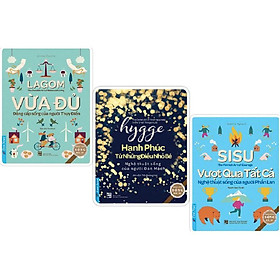 Hình ảnh Sách - Combo Lagom Vừa Đủ + Sisu Vượt Qua Tất Cả + Hygge Hạnh Phúc Từ Những Điều Nhỏ Bé  First News