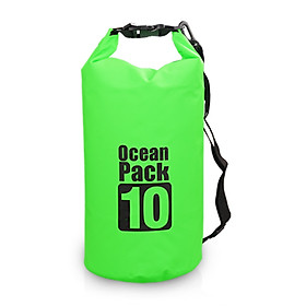 Outdoor Waterproof Dry Backpack Water Floating Bag Roll Top Sack For Kayaking Rafting Boating
