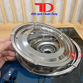 Mua Kiềng bếp gas 5 chân + Khay mâm inox dùng cho các loại bếp dương kính  bếp đơn  bếp đôi hàng nhập khẩu - Điện lạnh Thuận Dung