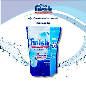 Bột rửa bát Finish 2.2kg hàng Nhật nội địa- Dùng cho máy rửa bát