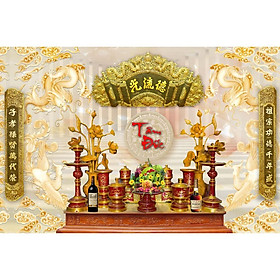 Mua Tranh dán tường 3D phòng thờ đẹp - tranh phòng thờ