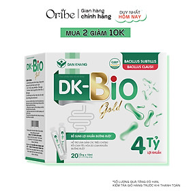 Ống Uống Lợi Khuẩn Đường Ruột DK Bio-Gold Hộp 20 ống